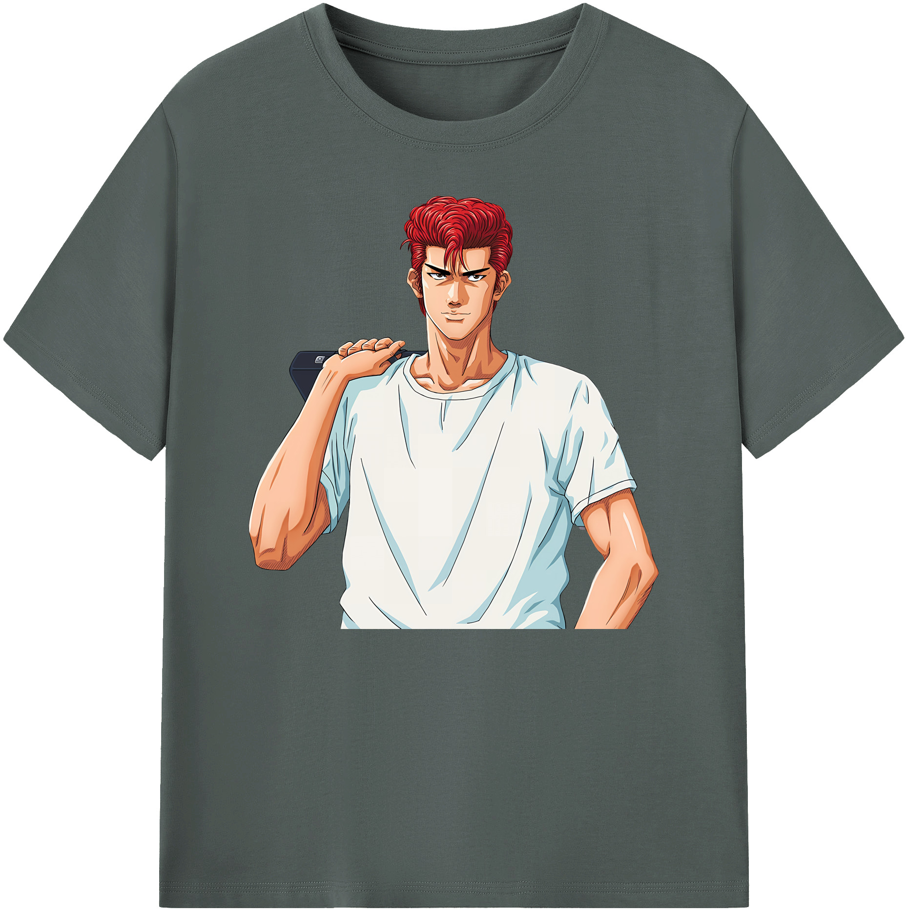 （画像用） SLAM DUNK／スラムダンク 綿100％ メンズ半袖Tシャツ｜肌触りやわらか＆通気性
